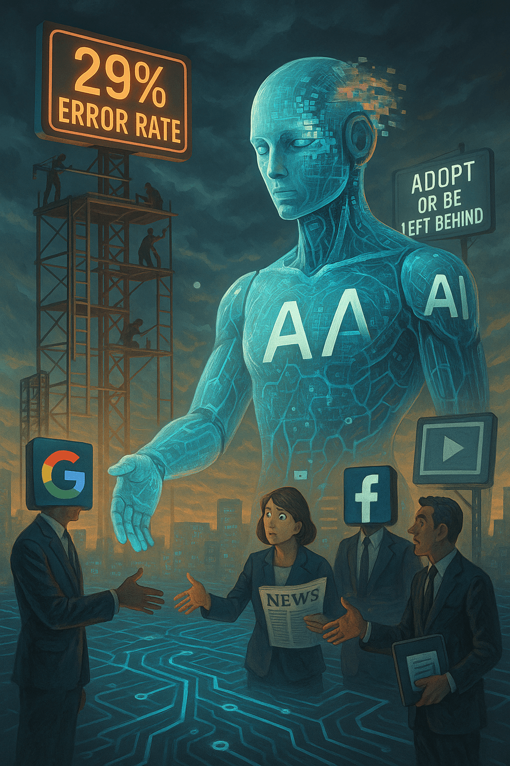 Hallucination Rates at 29% Create an AI Adoption Paradox: Why Brands and Publishers Must Embrace Imperfect AI