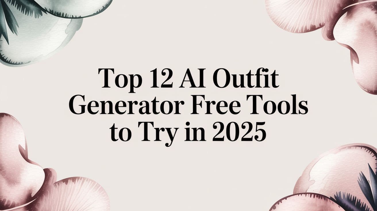 Top 12 AI Outfit Generator Free Tools to Try in 2025