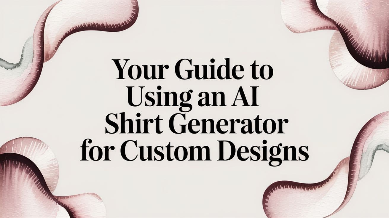 Your Guide to Using an AI Shirt Generator for Custom Designs