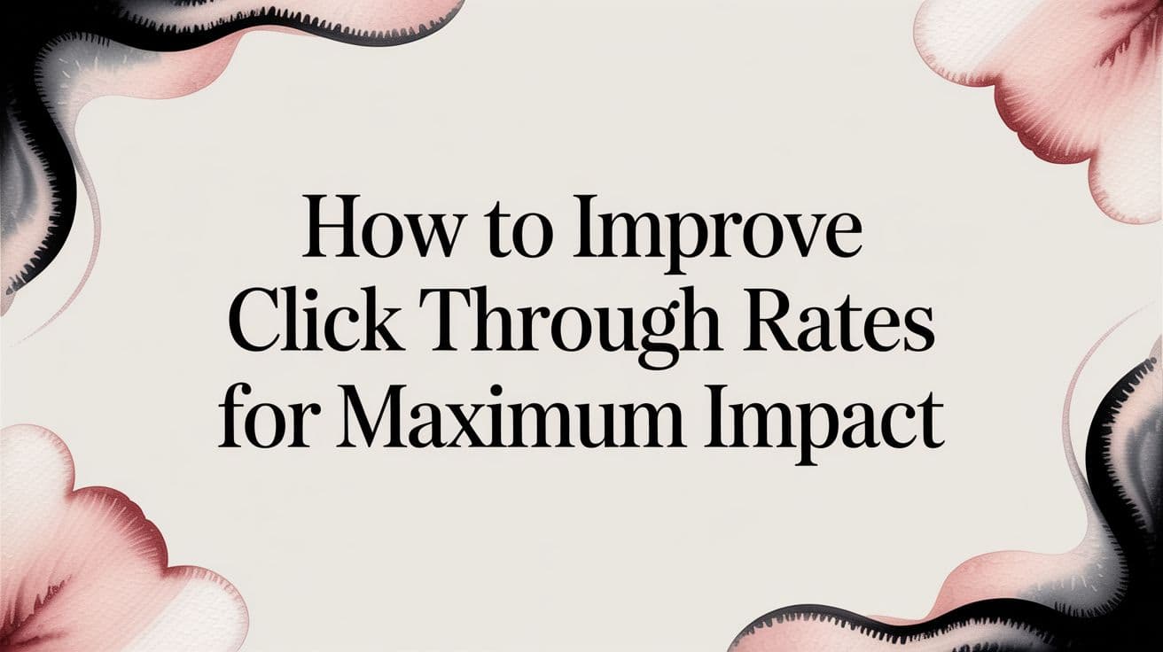 How to Improve Click Through Rates for Maximum Impact