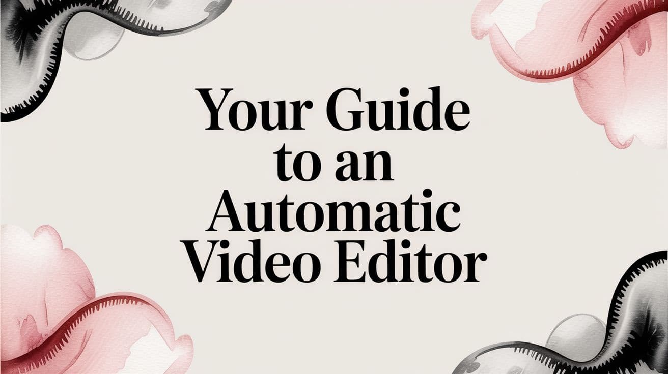 Your Guide to an Automatic Video Editor